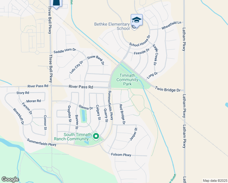 map of restaurants, bars, coffee shops, grocery stores, and more near 5663 Red Bridge Drive in Timnath