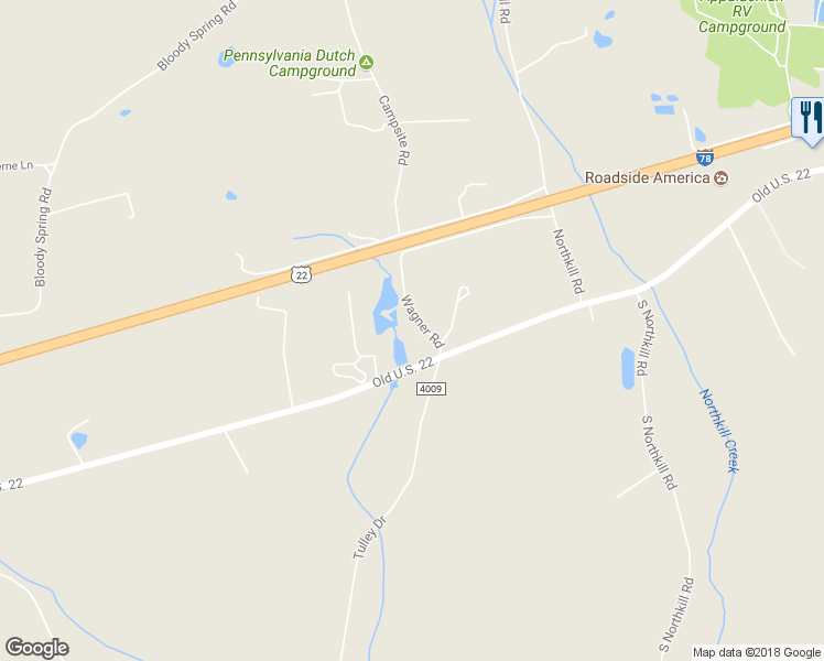 map of restaurants, bars, coffee shops, grocery stores, and more near 16 Wagner Road in Bernville