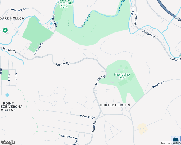 map of restaurants, bars, coffee shops, grocery stores, and more near 1333 Hunter Road in Verona