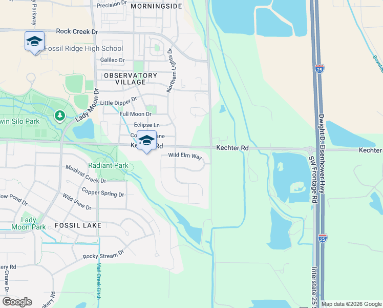 map of restaurants, bars, coffee shops, grocery stores, and more near 4000 County Road 36 in Fort Collins