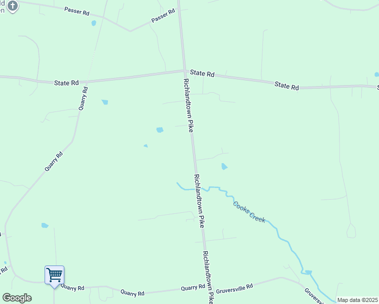 map of restaurants, bars, coffee shops, grocery stores, and more near 2168 Richlandtown Pike in Coopersburg
