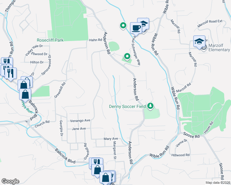 map of restaurants, bars, coffee shops, grocery stores, and more near 73 Westminster Place in Pittsburgh