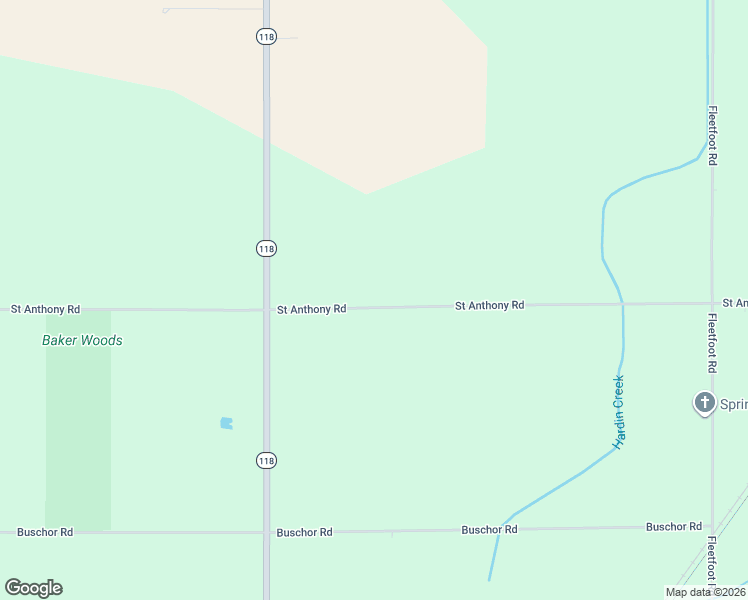 map of restaurants, bars, coffee shops, grocery stores, and more near 4621 Saint Anthony Road in Celina