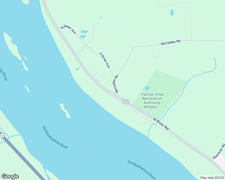 map of restaurants, bars, coffee shops, grocery stores, and more near 8 Pennsylvania 147 in Halifax