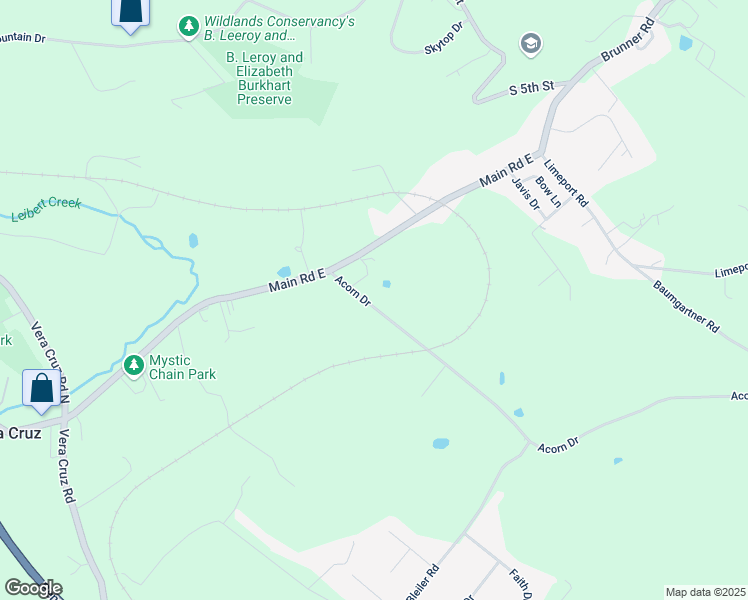 map of restaurants, bars, coffee shops, grocery stores, and more near 5281 Acorn Drive in Emmaus