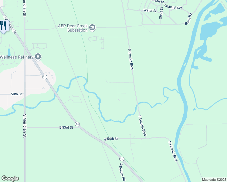 map of restaurants, bars, coffee shops, grocery stores, and more near 5010 South Inskeep Drive in Marion