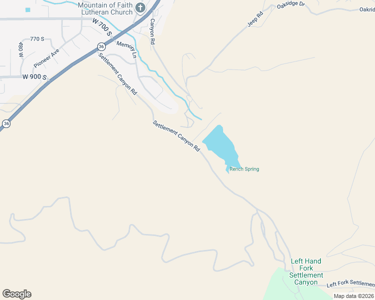 map of restaurants, bars, coffee shops, grocery stores, and more near 1070 Settlement Canyon Road in Tooele