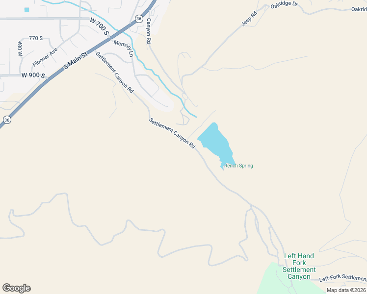 map of restaurants, bars, coffee shops, grocery stores, and more near 1070 Settlement Canyon Road in Tooele