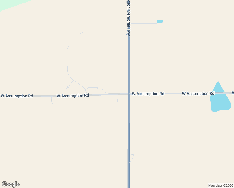 map of restaurants, bars, coffee shops, grocery stores, and more near 1604 West Assumption Road in Hastings