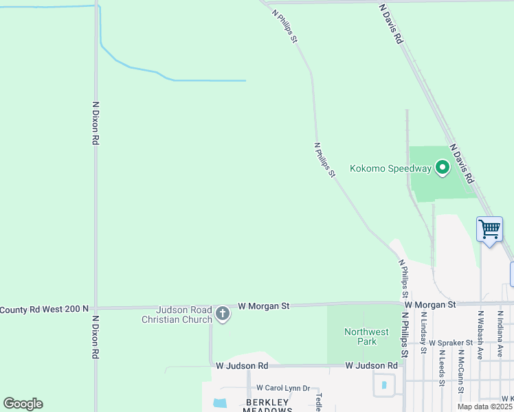 map of restaurants, bars, coffee shops, grocery stores, and more near in Kokomo