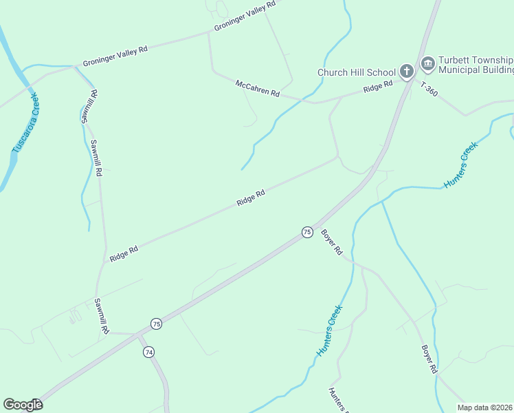 map of restaurants, bars, coffee shops, grocery stores, and more near 524 Ridge Road in Port Royal