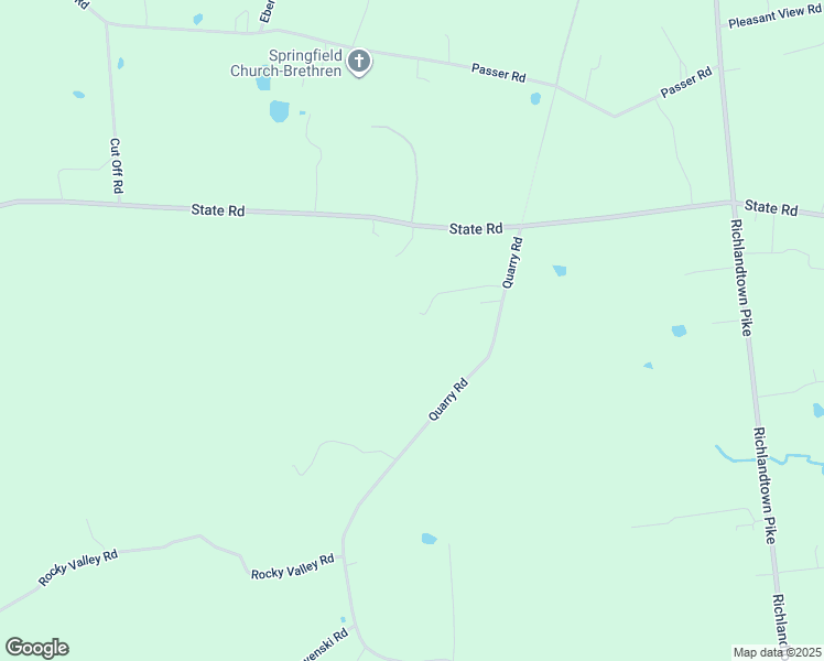 map of restaurants, bars, coffee shops, grocery stores, and more near 2224 Quarry Road in Coopersburg