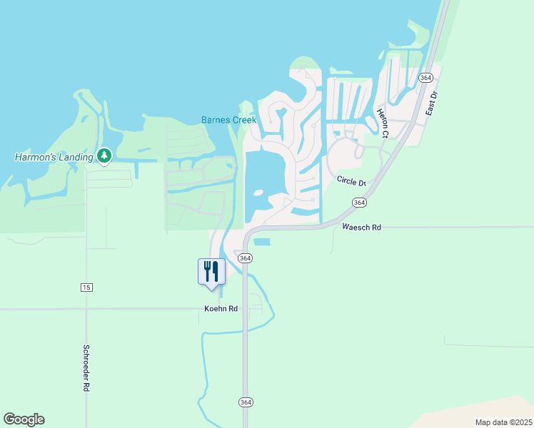 map of restaurants, bars, coffee shops, grocery stores, and more near 6 Notheana Drive in Saint Marys