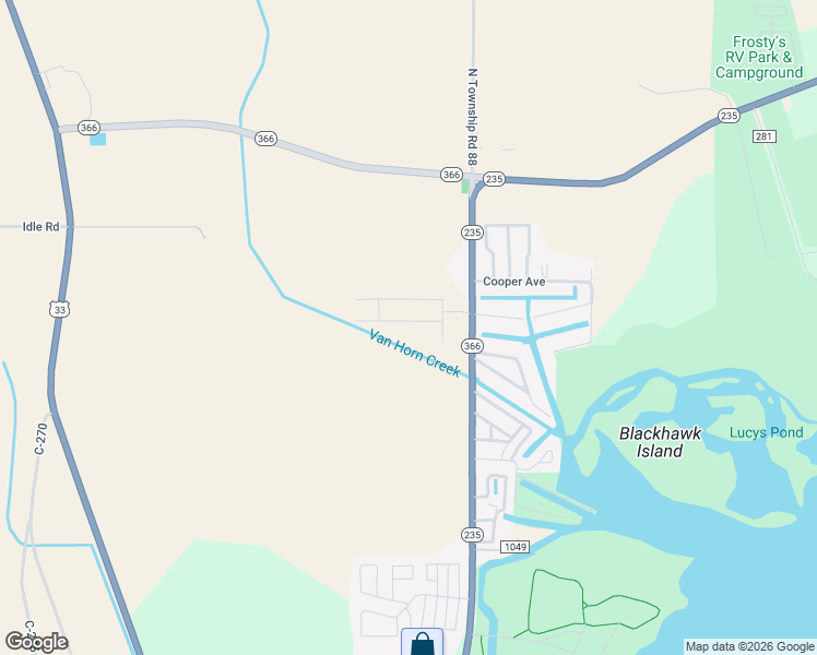 map of restaurants, bars, coffee shops, grocery stores, and more near 11785 Sunview Avenue in Lakeview