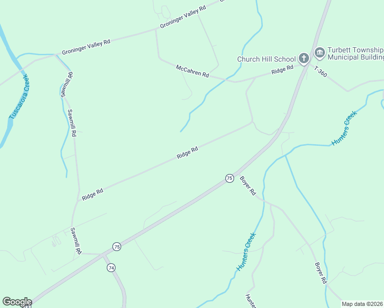 map of restaurants, bars, coffee shops, grocery stores, and more near 524 Ridge Road in Port Royal