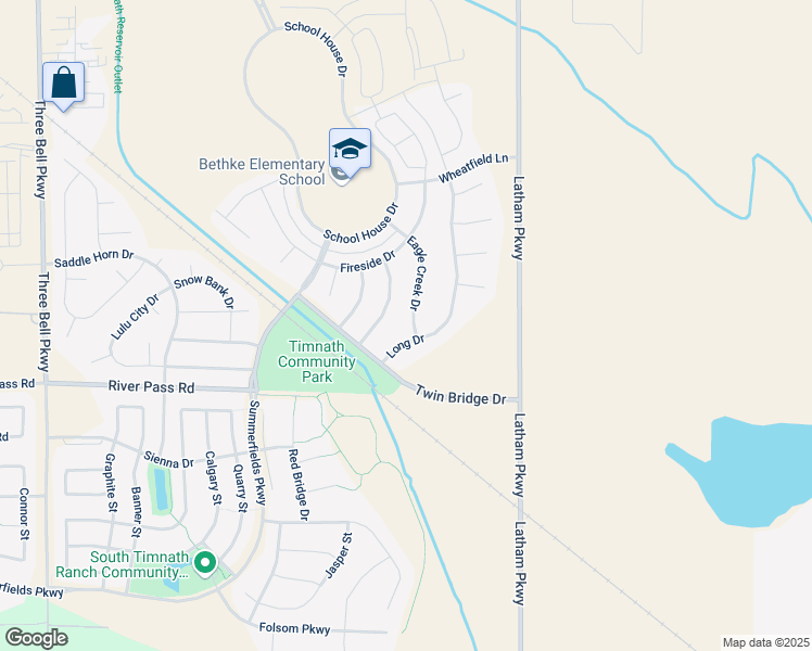 map of restaurants, bars, coffee shops, grocery stores, and more near 5483 Eagle Creek Drive in Timnath
