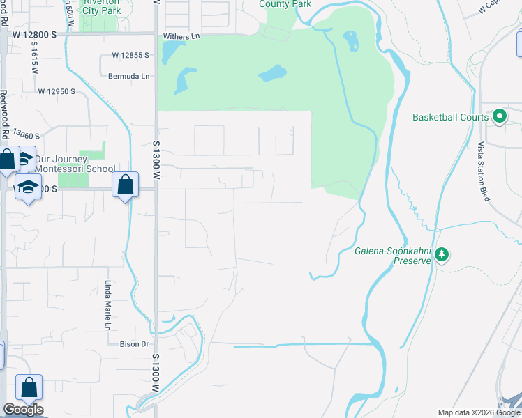 map of restaurants, bars, coffee shops, grocery stores, and more near 930 West 13200 South in Riverton