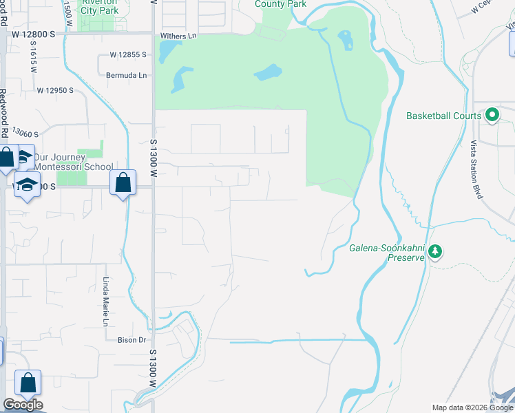 map of restaurants, bars, coffee shops, grocery stores, and more near 930 West 13200 South in Riverton