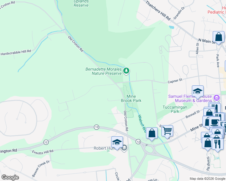 map of restaurants, bars, coffee shops, grocery stores, and more near 3 Fox Grape Road in Flemington