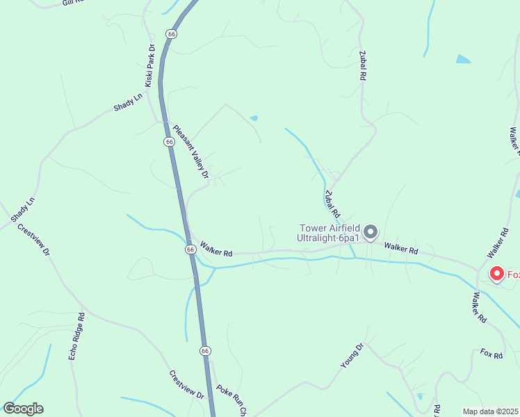 map of restaurants, bars, coffee shops, grocery stores, and more near 139 Walker Road in Apollo