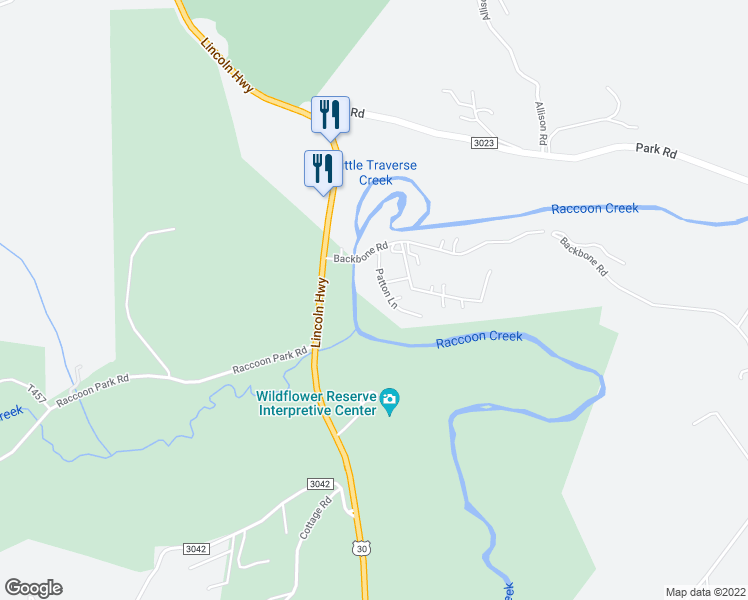 map of restaurants, bars, coffee shops, grocery stores, and more near 124 Patton Lane in Clinton
