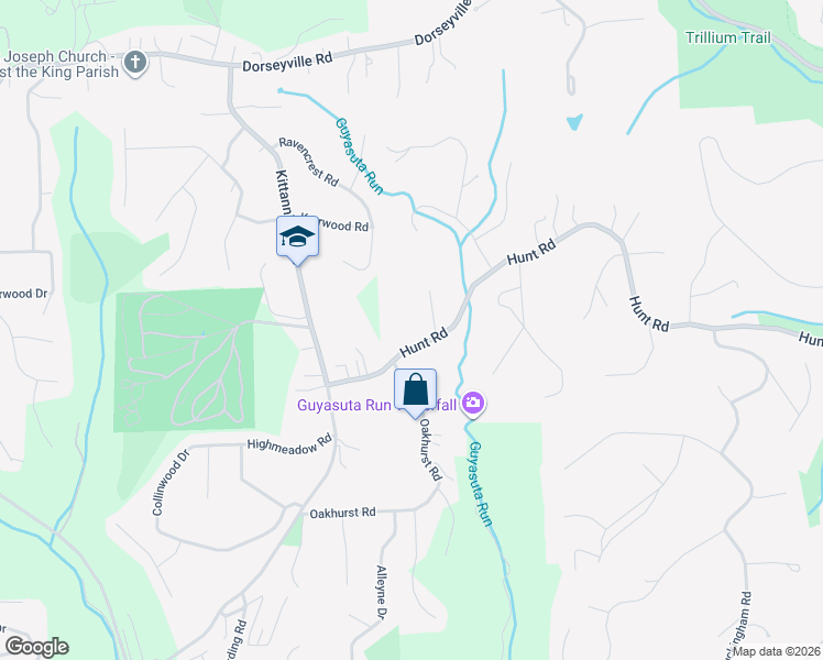 map of restaurants, bars, coffee shops, grocery stores, and more near 203 Hunt Road in Pittsburgh
