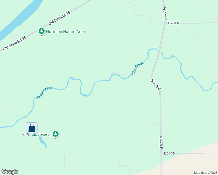 map of restaurants, bars, coffee shops, grocery stores, and more near 7401 East 660 North in Lafayette