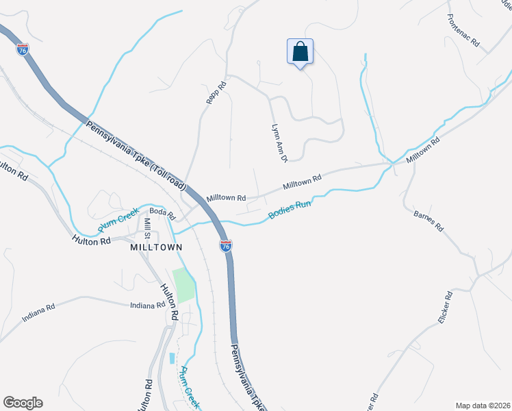 map of restaurants, bars, coffee shops, grocery stores, and more near 100 Kellywood Manor in New Kensington
