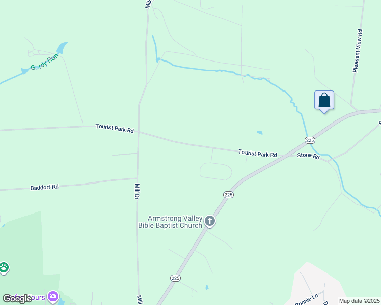 map of restaurants, bars, coffee shops, grocery stores, and more near 1363 Tourist Park Road in Halifax