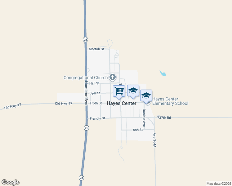 map of restaurants, bars, coffee shops, grocery stores, and more near 300 Dyer Street in Hayes Center
