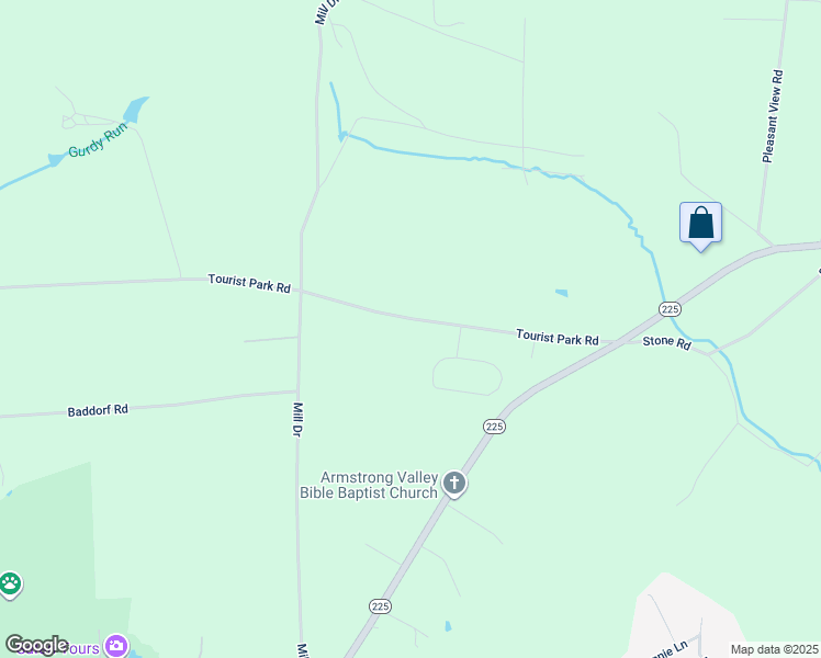 map of restaurants, bars, coffee shops, grocery stores, and more near 1363 Tourist Park Road in Halifax