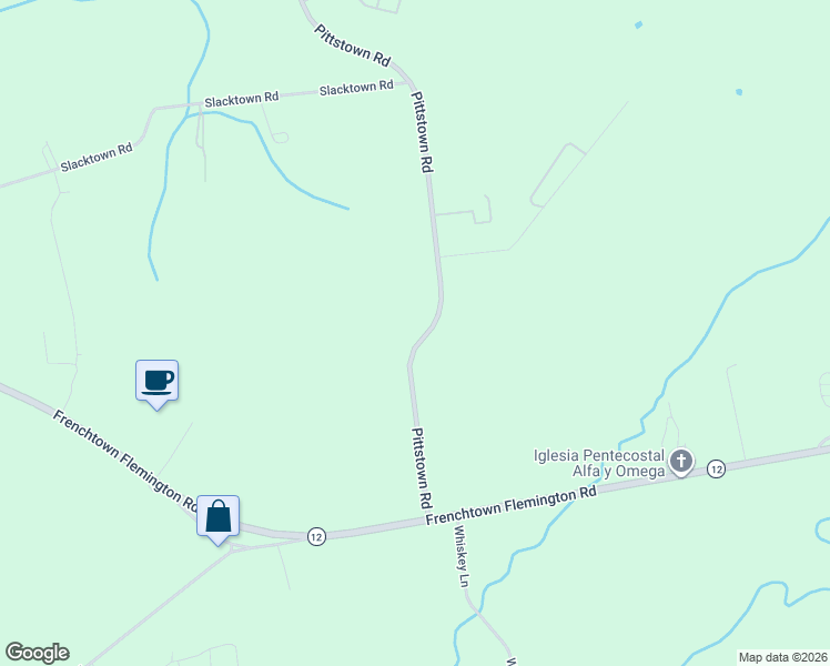 map of restaurants, bars, coffee shops, grocery stores, and more near 708 Pittstown Road in Frenchtown
