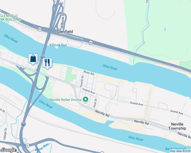 map of restaurants, bars, coffee shops, grocery stores, and more near 222 2nd Street in Pittsburgh