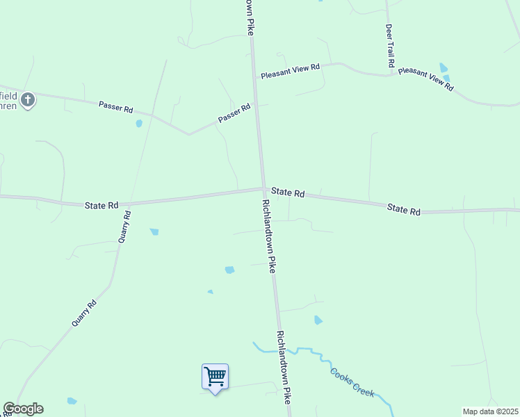 map of restaurants, bars, coffee shops, grocery stores, and more near 2286 Richlandtown Pike in Coopersburg