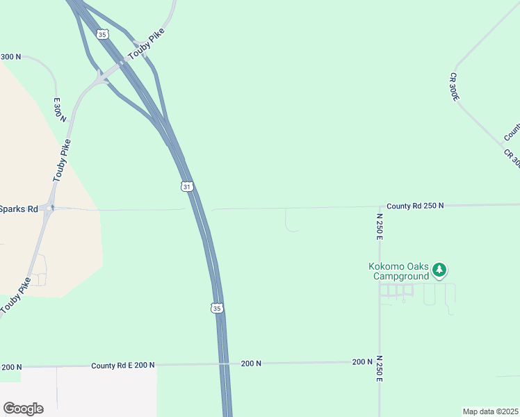 map of restaurants, bars, coffee shops, grocery stores, and more near 2034-2498 County Road E 250 North in Kokomo