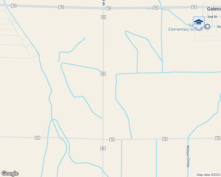 map of restaurants, bars, coffee shops, grocery stores, and more near 35484 County Road 49 in Eaton