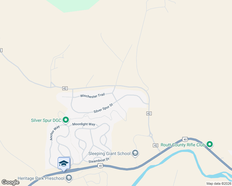 map of restaurants, bars, coffee shops, grocery stores, and more near 27768 Winchester Trail in Steamboat Springs