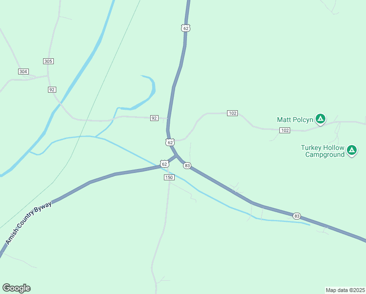 map of restaurants, bars, coffee shops, grocery stores, and more near 8252 Ohio 83 in Millersburg