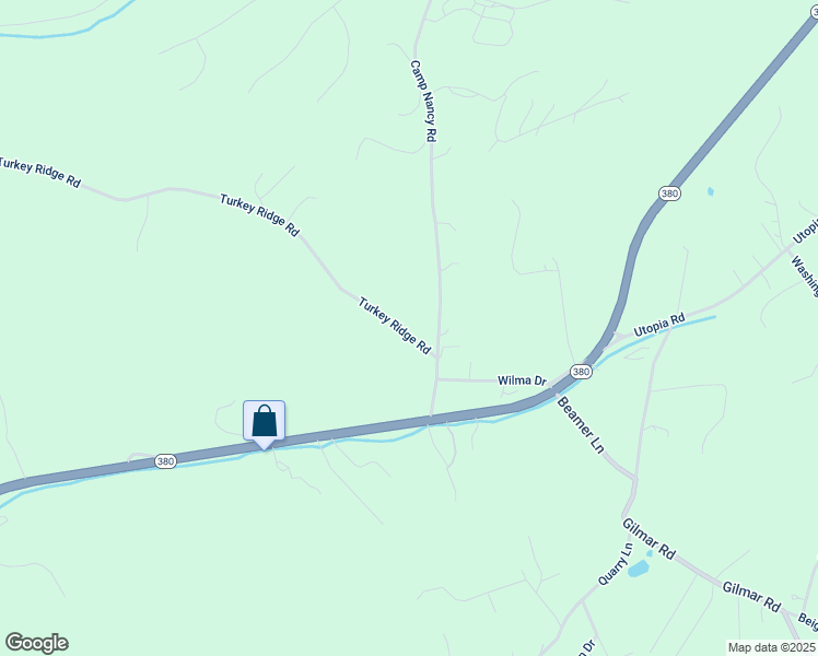 map of restaurants, bars, coffee shops, grocery stores, and more near 2661 Turkey Ridge Road in Apollo