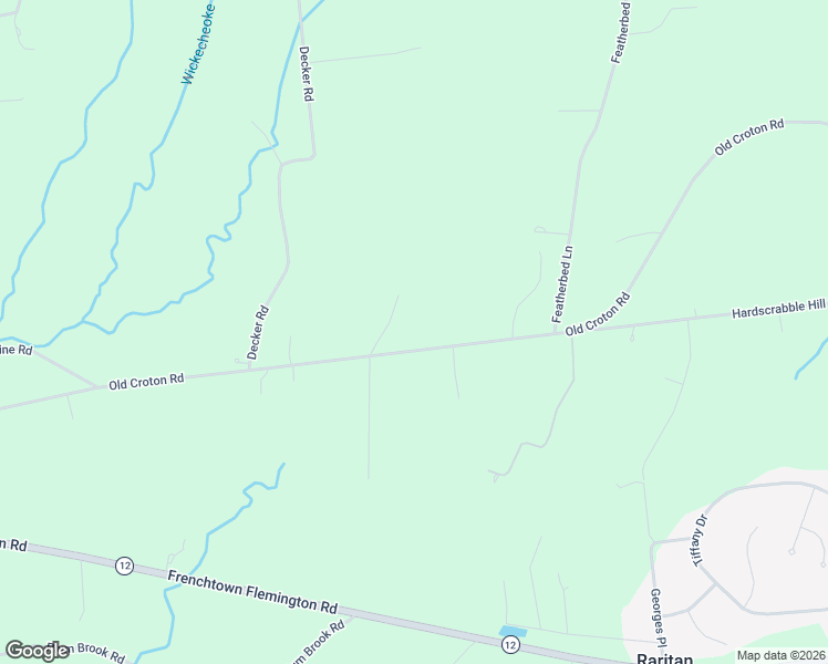 map of restaurants, bars, coffee shops, grocery stores, and more near 176 Old Croton Road in Flemington