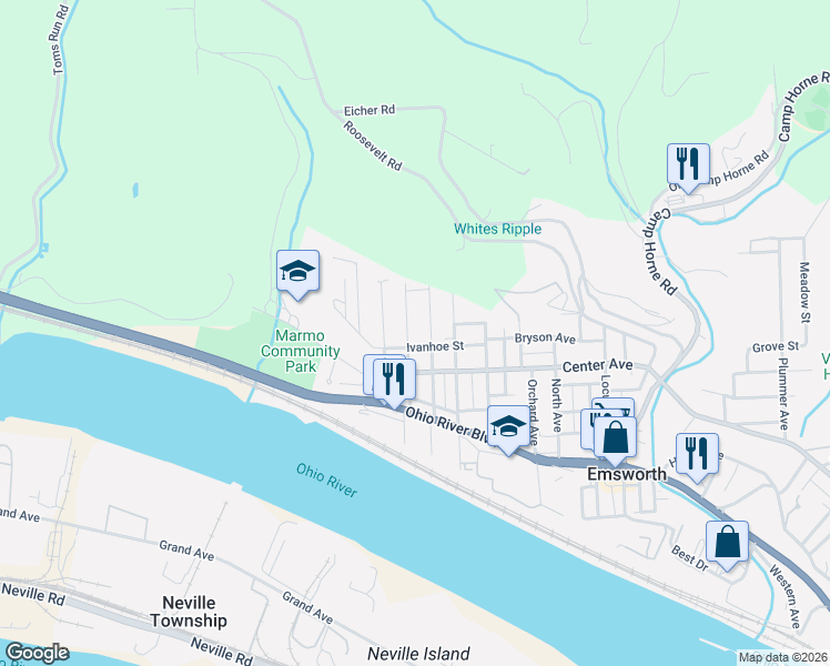 map of restaurants, bars, coffee shops, grocery stores, and more near 211 Walliston Avenue in Pittsburgh