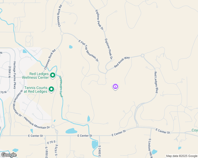 map of restaurants, bars, coffee shops, grocery stores, and more near 2317 East Red Knob Way in Heber City