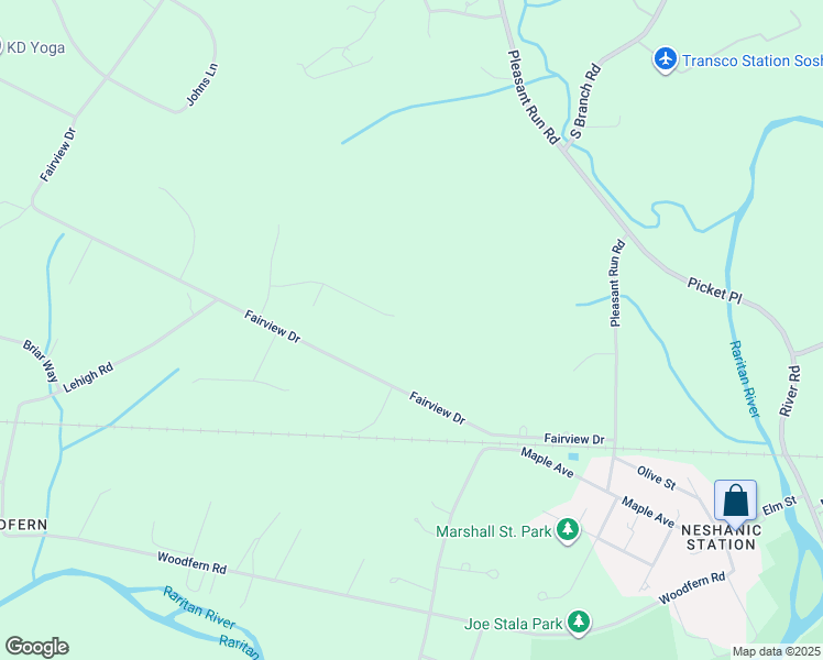 map of restaurants, bars, coffee shops, grocery stores, and more near 12 Gordon Place in Branchburg
