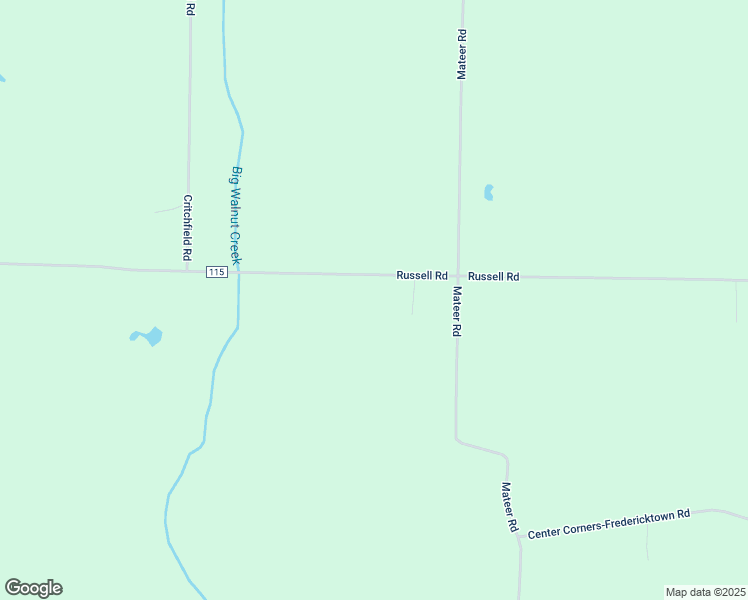 map of restaurants, bars, coffee shops, grocery stores, and more near 4426 County Highway 115 in Mount Gilead