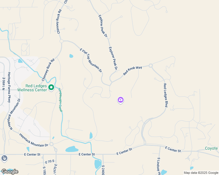 map of restaurants, bars, coffee shops, grocery stores, and more near 3277 East Red Knob Way in Heber City