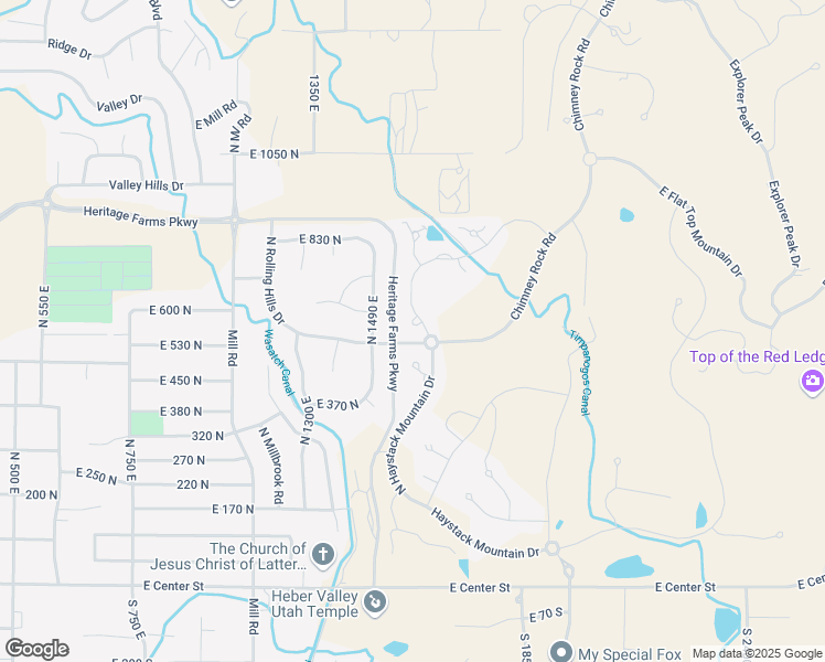 map of restaurants, bars, coffee shops, grocery stores, and more near 618 North Haystack Mountain Drive in Heber City