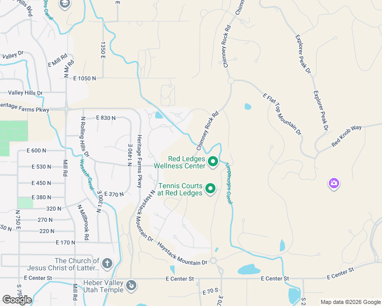 map of restaurants, bars, coffee shops, grocery stores, and more near 706 Chimney Rock Road in Heber City