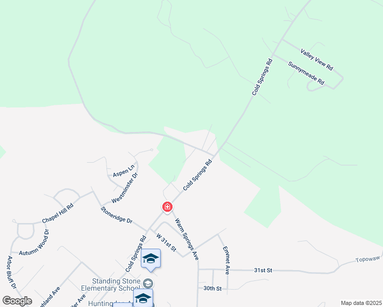 map of restaurants, bars, coffee shops, grocery stores, and more near 645 Petersburg Pike Road in Huntingdon
