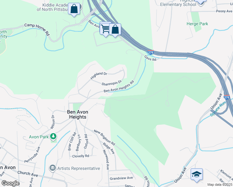 14 Ben Avon Heights Road, Bellevue PA Walk Score