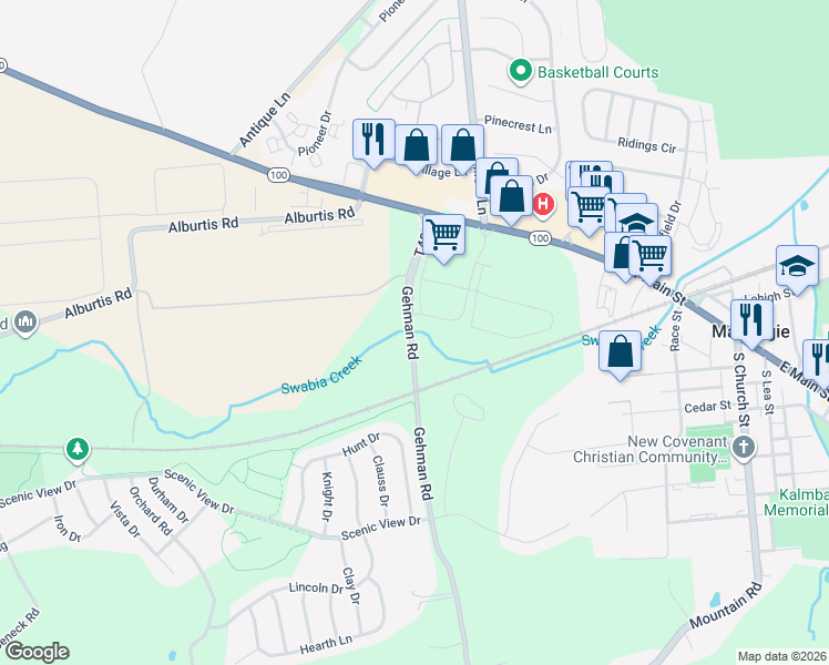 3400 Gehman Road, Macungie PA Walk Score